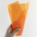 2020 Hot Selling A4 Size Rigid Orange PP Plastic Binding Cover Sheet